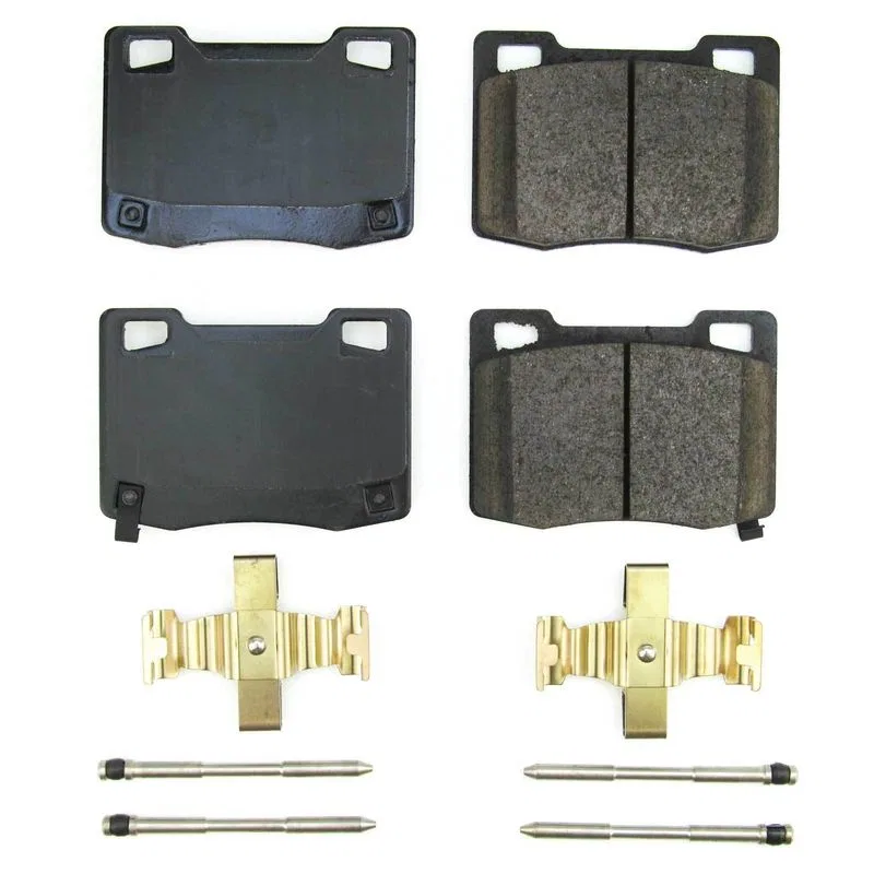 17-2363 – POWERSTOP Brake Pad, FMSI Number D2363 Ceramic Brake Pads Set Of 4 With Premium Stainless Steel Hardware